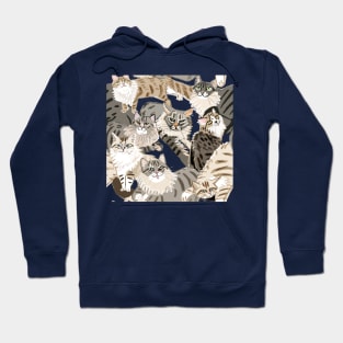 Cats Paradise in chocolate Hoodie